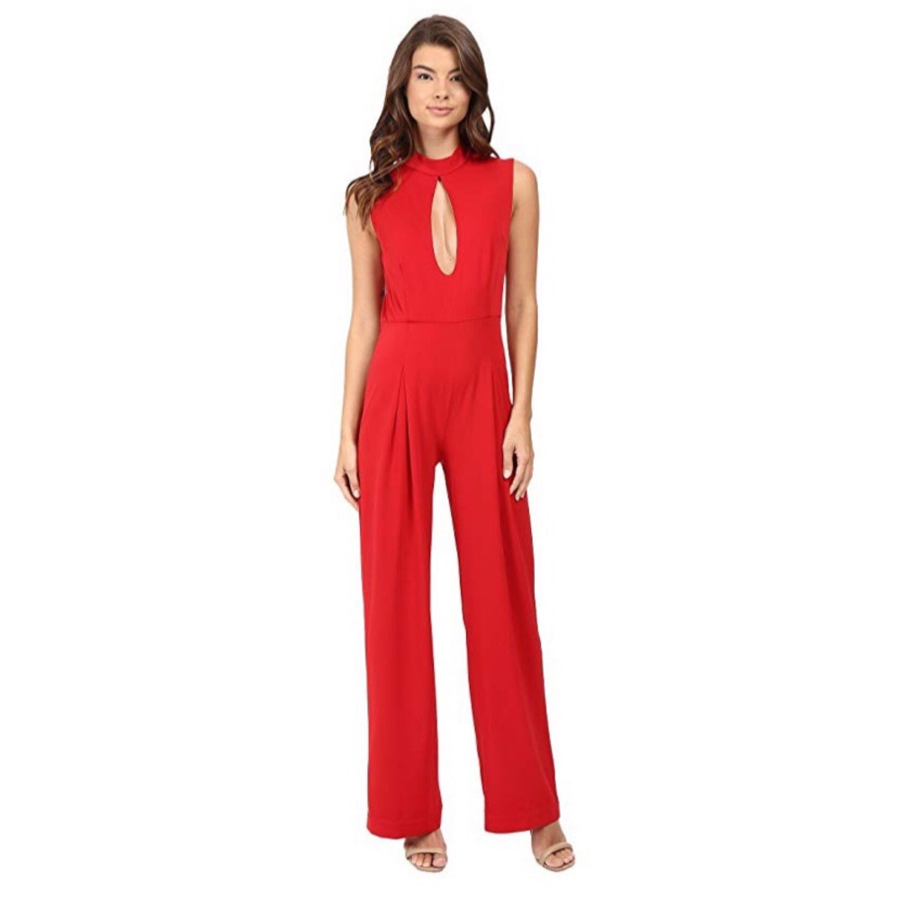 Sold Rachel Antonoff RED JUMPSUIT disco plunge - Picture 2 of 8